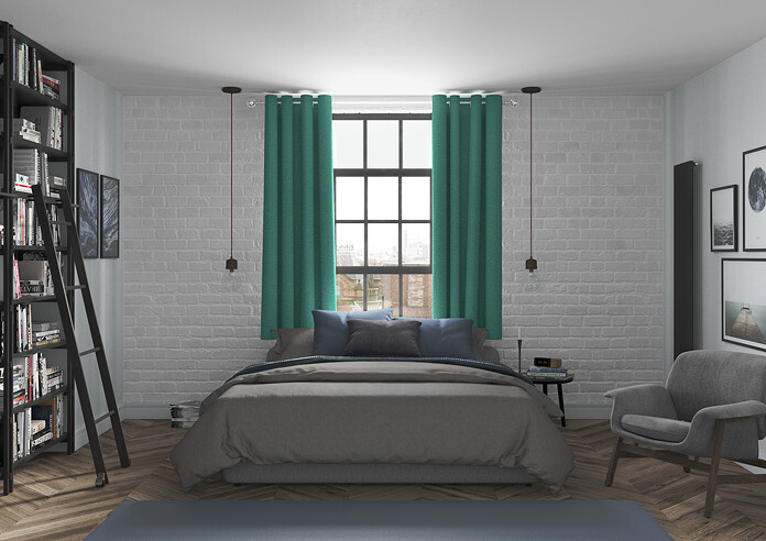 Kent, Peacock - Made to Measure Curtains - Image 5